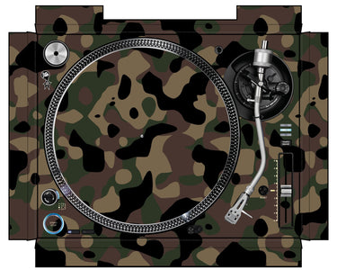 Pioneer DJ PLX 1000 Skin Camo Woodland